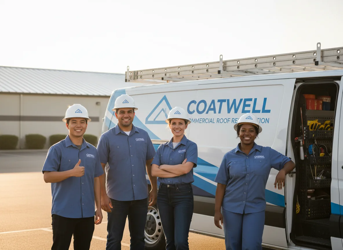 Commercial roof coating company in Iron City, TN